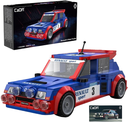 CaDA C55038W Renault 5 Maxi Turbo Building Blocks Car Kit