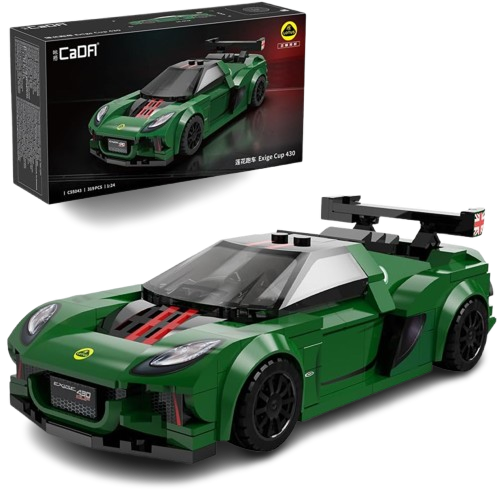 CaDA C55043W Lotus Exige Cup 430 Building Blocks Car,1:24 Scale