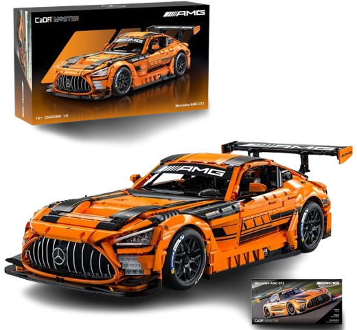 CaDA Master C64008W Mercedes-AMG GT3 Building Set,1_8 Scale