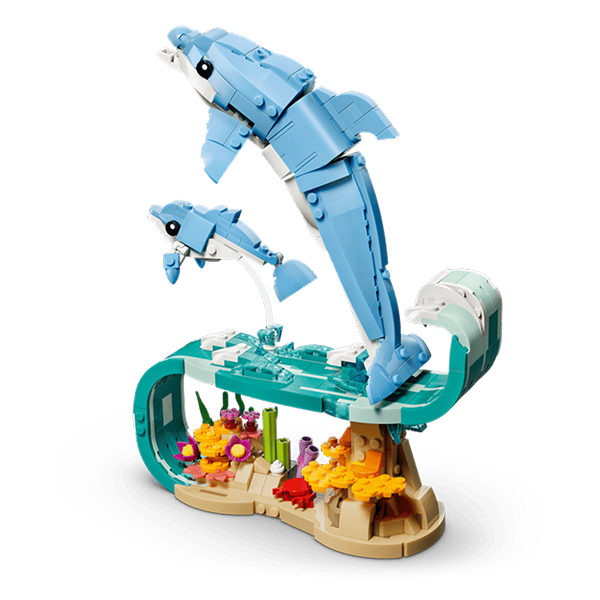 lego Creator 3 in 1 Sea Animals: Beautiful Dolphins Building Toy