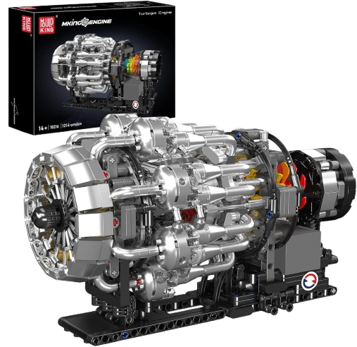 Mould King 10216 Turbojet Engine Building Sets
