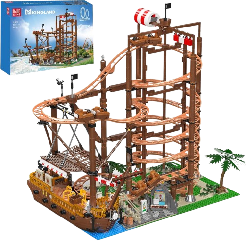 Mould King 11013 Roller Coaster Amusement Park Building Set