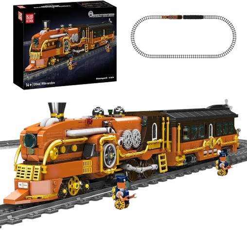 Mould King 12046 Steampunk Train Building Set