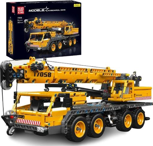 Mould King 17058 City Mobile Crane Truck Toy Building Set