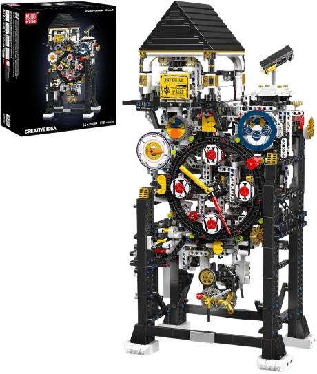 Mould King Cyberpunk Clock Building Set