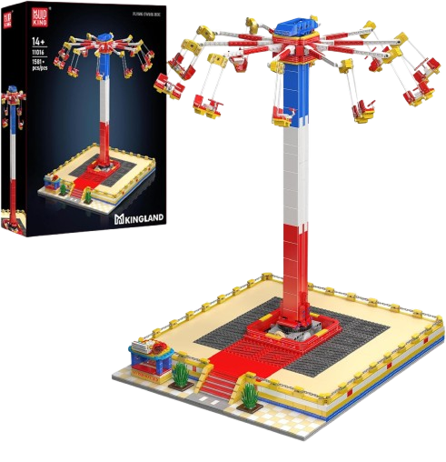 Mould King Flying Swing Ride Building Set