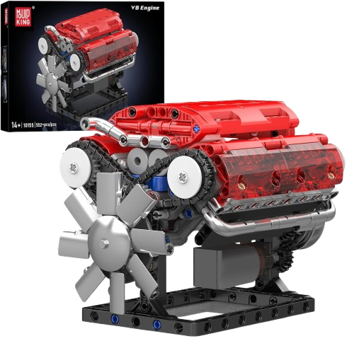 Mould King V8 Engine Building Blocks Sets