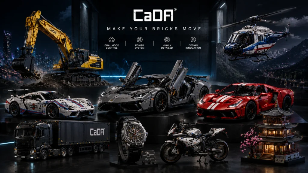 Best CaDA sets 2026, CaDA Master Series, CaDA hypercars, CaDA Mercedes AMG GT3, CaDA BWT Alpine A525, buy CaDA building blocks