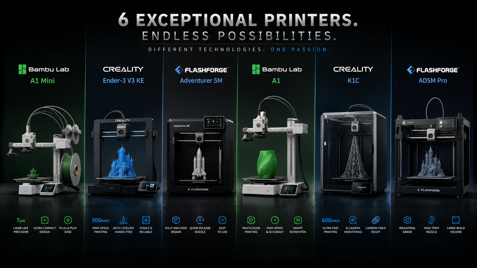 best 3d printer under $300 2026, best 3d printer under $500 2026, budget 3d printer 2026